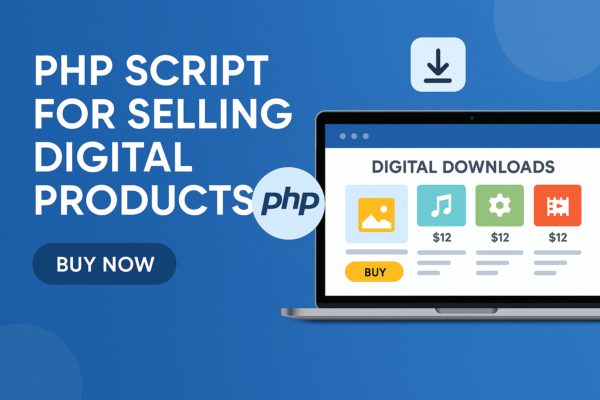 Digital Product Selling Script in Php